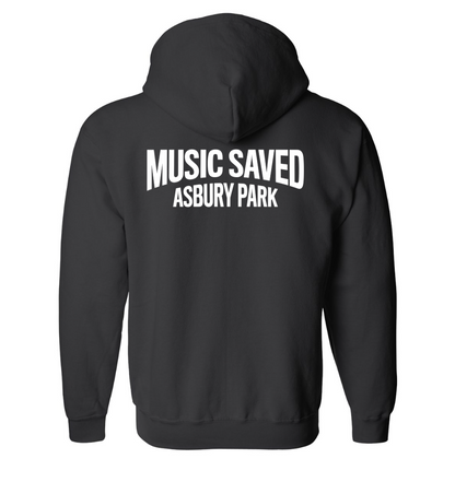 Music Saved Asbury Park Zip Up Hoodie
