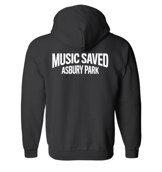 Music Saved Asbury Park Zip Up Hoodie